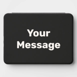 Simple Black and White Your Message Template Kindle Cover