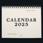 Simple Black Beige USA America Weekly Planner 2025 Calendar<br><div class="desc">Simple Black Beige USA America Weekly Planner Calendar</div>