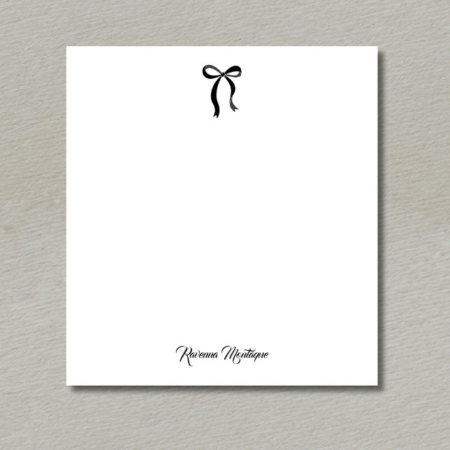 Simple Black Bow Script Custom Name Script Notepad (Creator Uploaded)