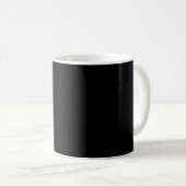 Simple Black Custom Add Your Name Elegant Coffee Mug (Front Right)