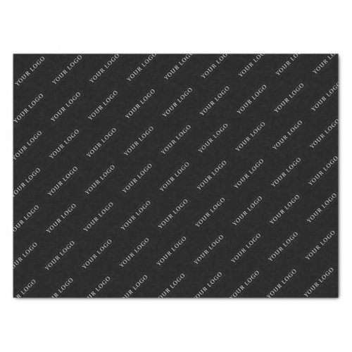 Simple Black Custom Business Brand Logo Printed Tissue Paper