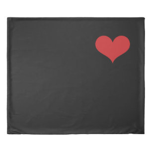Simple Black King Size Duvet Cover