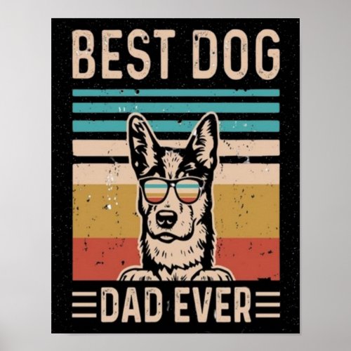 Simple Black Poster For Dog Lovers 