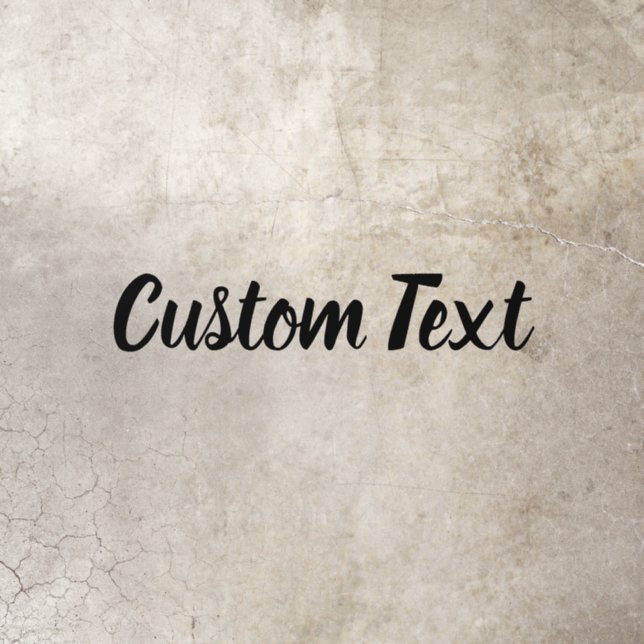 Simple Black Script Text Template Floor Decals (Insitu)