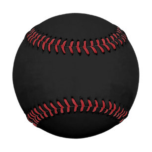 Simple Black Solid Color Baseball