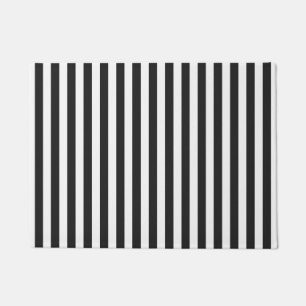 Simple Black Stripes on any Color Doormat