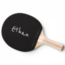simple black table_tennis signature Ping-Pong paddle simple black table_tennis signature Ping-Pong paddle