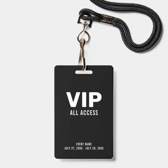【激レア】PassCode VIPパス2種・武道館等ピクチケ11枚豪華まとめ売り Simple Black VIP All Access Pass Event ID Badge | Zazzle ミュージシャン