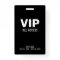 Simple Black VIP All Access Pass Event ID Badge