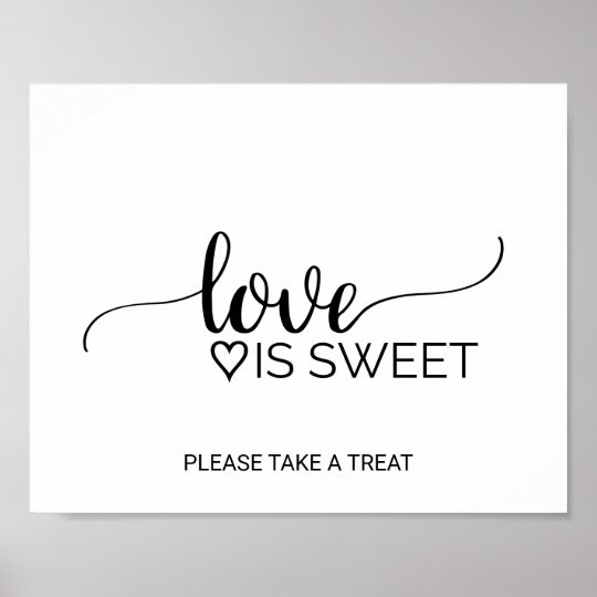 love calligraphy signs White Sign Zazzle.com is   Black Calligraphy Love Simple Sweet