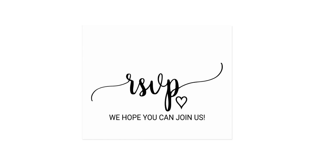 Simple Black Amp White Calligraphy Song Request Rsvp