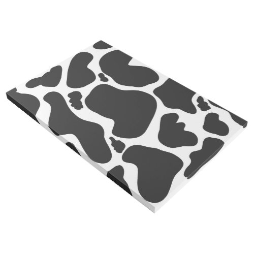 Simple Black white Cow Spots Animal Gallery Wrap