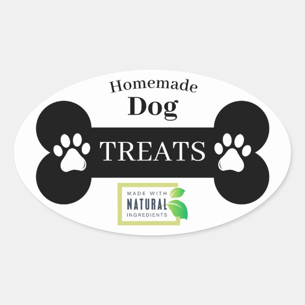 Homemade dog treat labels sale