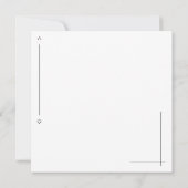 Simple Black & White "I Miss Your Face" (Back)