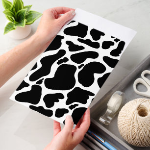 Simple Black & white Large cow spots Animal print Envelope Mailers