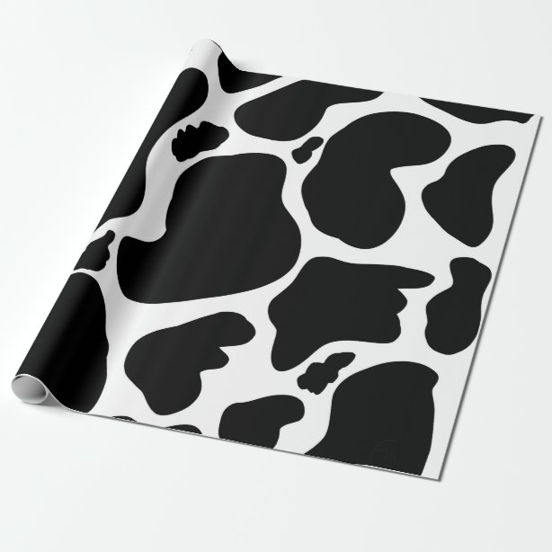 cow-print-wrapping-paper-zazzle-100-satisfaction-guaranteed
