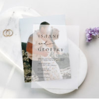 Simple Black & White Modern Minimalist Wedding