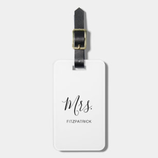 Mr And Mrs Luggage & Bag Tags | Zazzle
