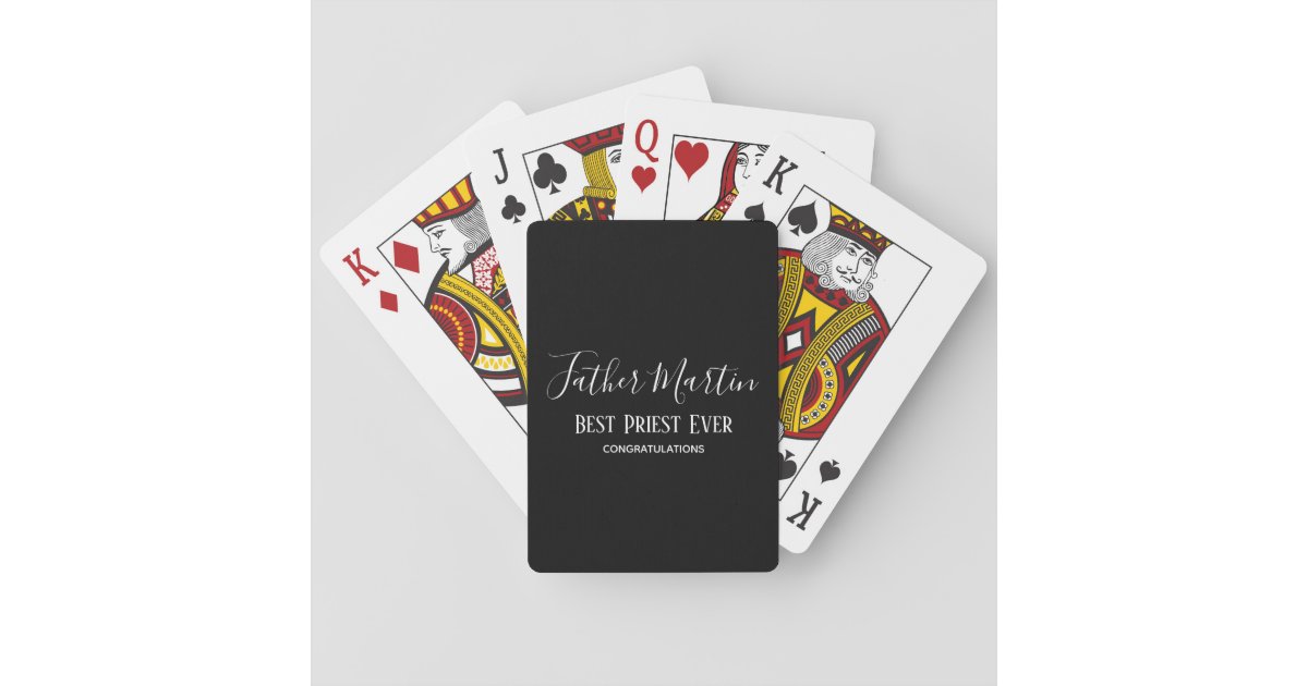 Black Playing Cards Custom Playing Cards with Photo Personalized