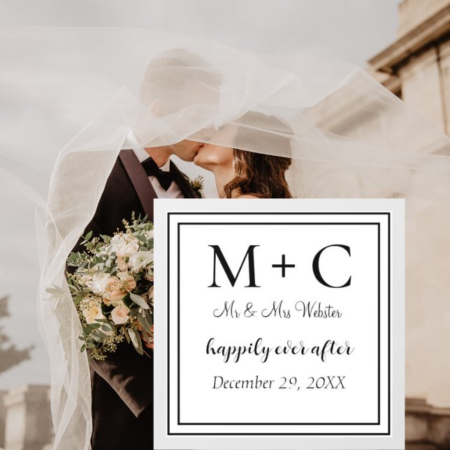 Simple Black & White Wedding Floor Decals (Creator Uploaded)