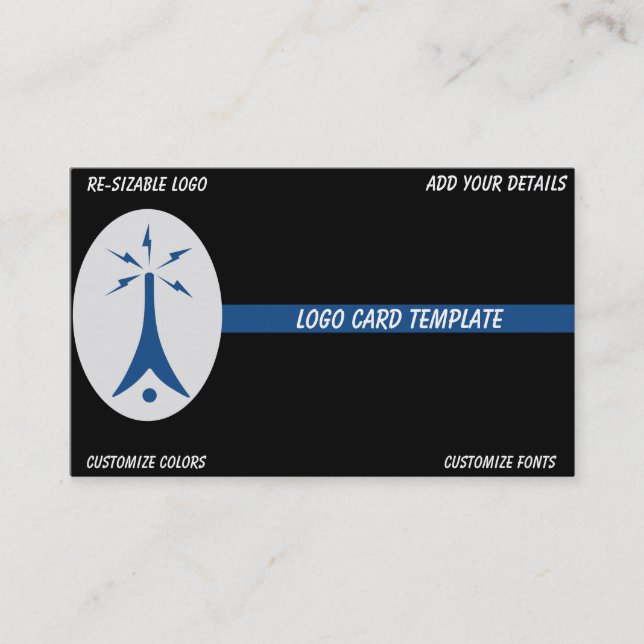 Simple Blue Aeronautical Chart Pilot Drone Business Card (Front)