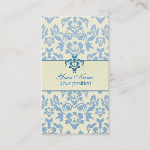 Simple Blue and White Business Cards