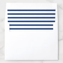 Simple Blue and White Stripes Envelope Liner