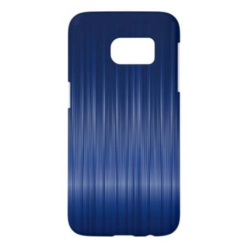 Simple Blue Carbon Fiber Texture Print Samsung Galaxy S7 Case