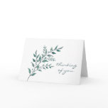 Simple Blue Green Leafy Sprig Sympathy Card Simple Blue Green Leafy Sprig Sympathy Card