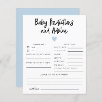 Simple Blue Heart Baby Predictions & Advice
