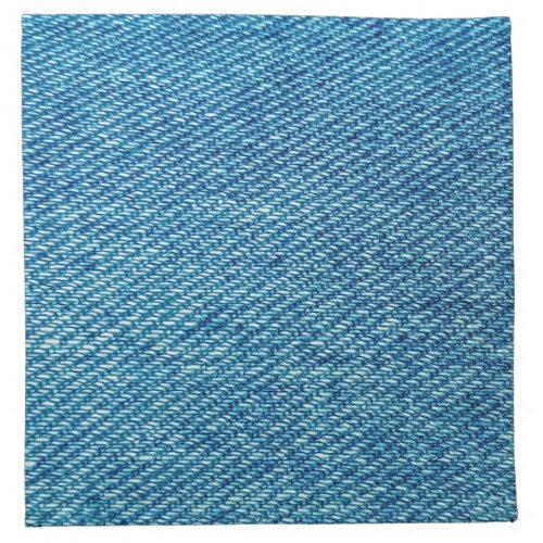 Simple Blue Jeans Denim Textile Texture  Cloth Napkin