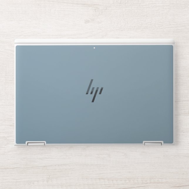 Simple Blue Marble Stone HP EliteBook X360 1030 G3 HP Laptop Skin (Front)