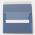 Simple Blue Minimalist Navy Blue Basic Envelope | Zazzle
