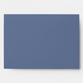 Simple Blue Minimalist Navy Blue Basic Envelope | Zazzle