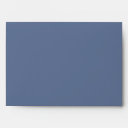 Simple Blue Minimalist Navy Blue Basic Envelope | Zazzle