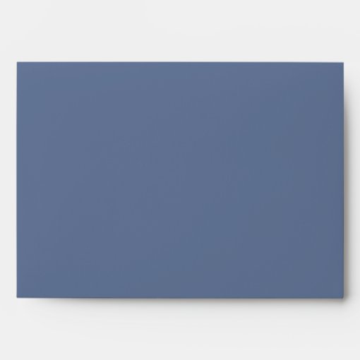 Simple Blue Minimalist Navy Blue Basic Envelope | Zazzle