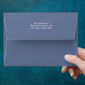 Simple Blue Minimalist Navy Blue Basic Envelope | Zazzle