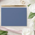 Simple Blue Minimalist Navy Blue Basic Envelope | Zazzle