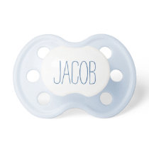 SIMPLE BLUE NAME BOY PACIFIER SIMPLE BLUE NAME BOY PACIFIER
