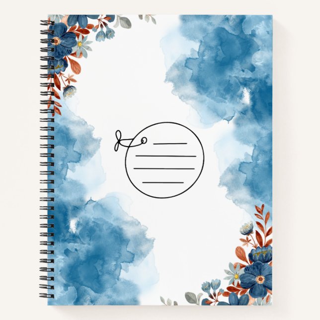 Simple Blue Notebook (Front)