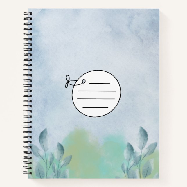 Simple Blue Notebook (Front)