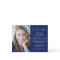 Simple Blue Photo Graduation Save the Date