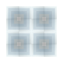 Simple Blue Shades Quarter Square Shape Design