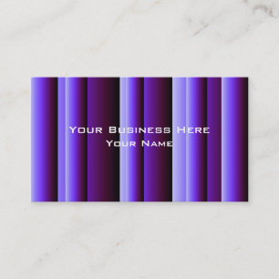 Simple blue stripes customizable business cards