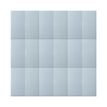 Simple Blue Two Tone Rectangle Design