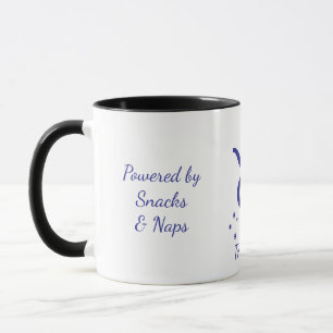 Simple Blue Typoghraphy Taurus Zodiac Coffee Mug