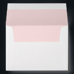 Simple Blush Pink Lined Wedding Invitation Envelope<br><div class="desc">These simple blush pink lined wedding invitation envelopes are perfect for an elegant wedding. The design features a romantic and sweet heart on the envelope flap and a lovely and delicate light ballet pink envelope liner. Personalize the envelope flap with the return address of the bride and groom.</div>
