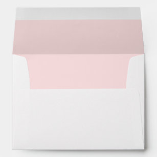 50 Pack Blush Pink 5x7 Envelopes for Invitations, Wedding, A7 Size with  Bronze Lining and Self Adhesive Peel and Stick