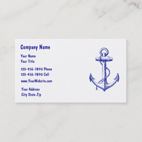 Simple Boating Business Cards