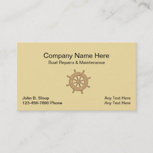 Simple Boating Business Cards